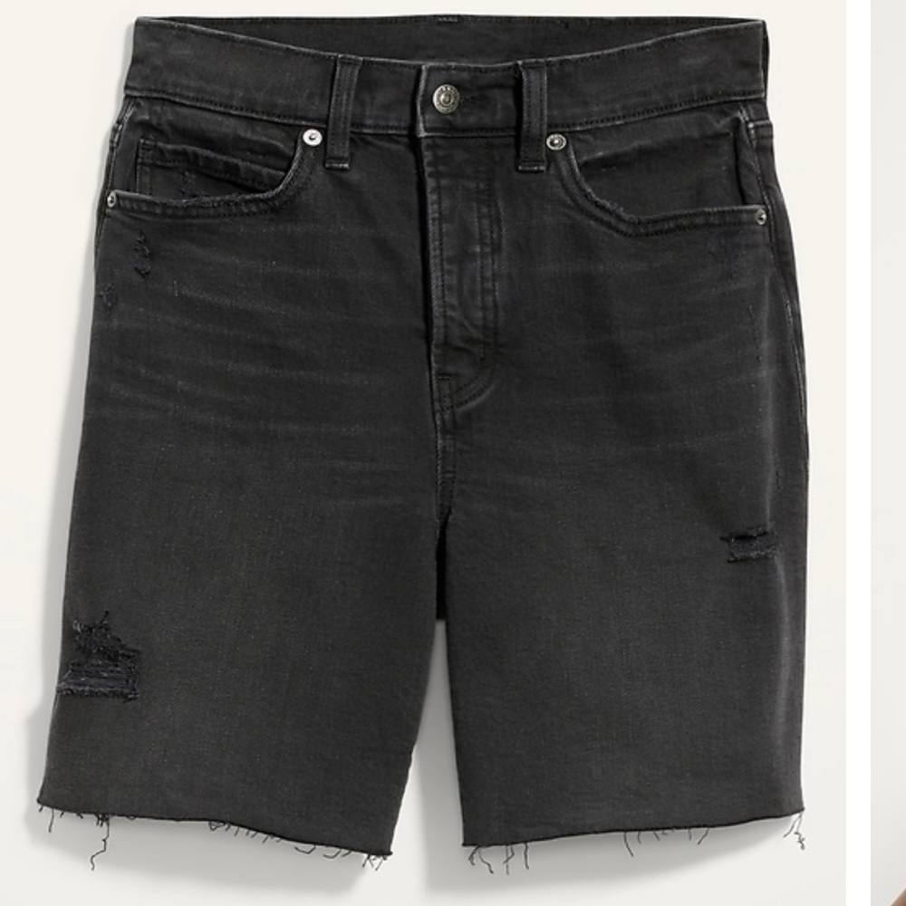 Old navy sky high button fly shorts